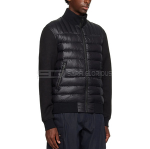 Chaqueta acolchada impermeable para hombre hecha a medida al por mayor, el último diseño más vendido con cierre de cremallera, poliéster transpirable liso para invierno - Product Image 3