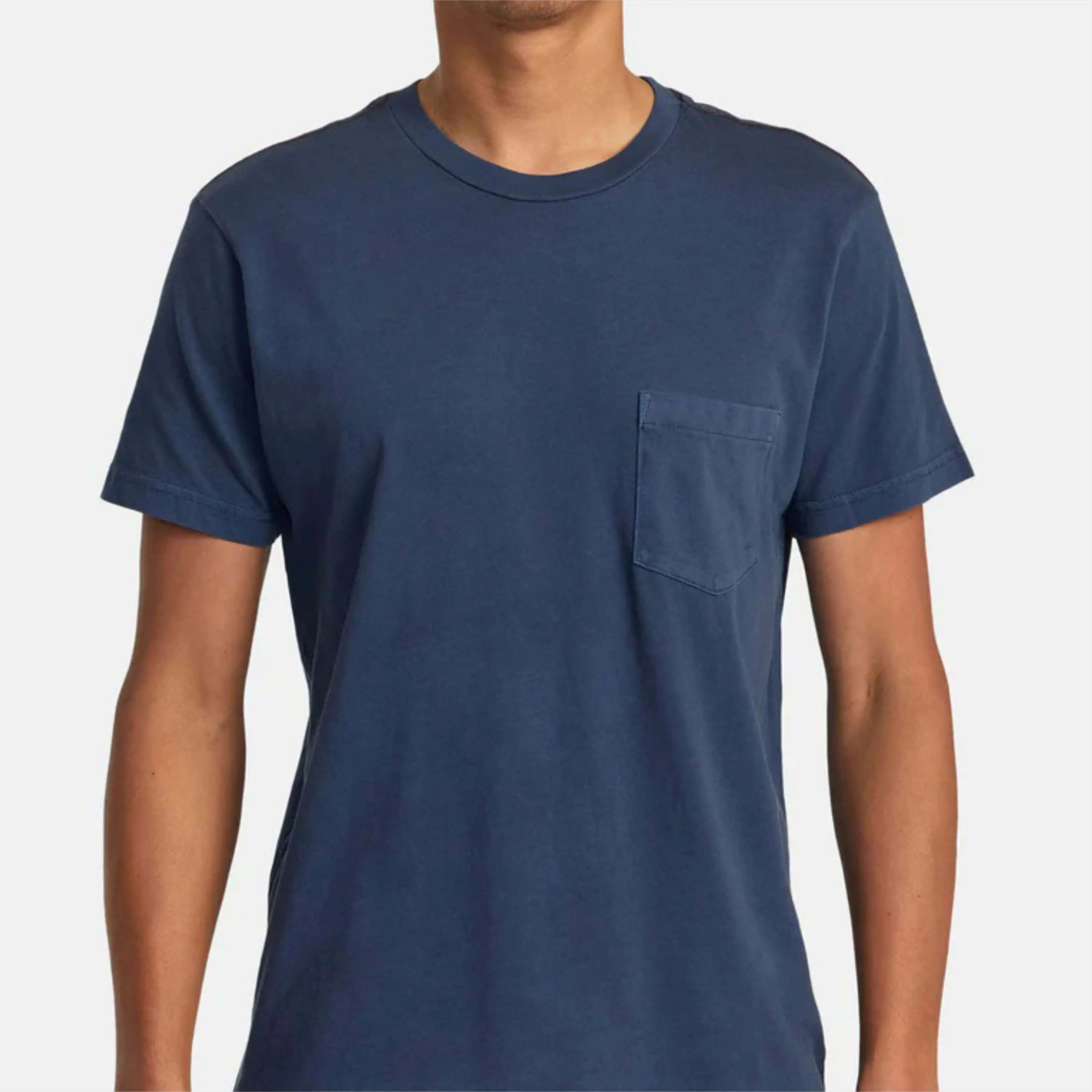 Men's Casual Pigment-Dye T-Shirt - Lightweight and Comfortable, Perfect for Everyday Wear and Stylish