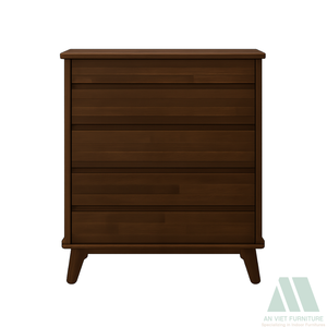 Ensembles de meubles modernes de chambre à coucher en bois de haute qualité prêts à monter pour hôtels appartements Vente en gros OEM du Vietnam - Product Image 4