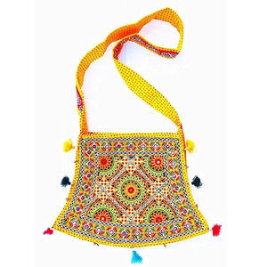 Bolso de Mano Bordado con Múltiples Diseños para Mujer, Cartera Textil con Trabajo de Hilo Decorativo, Diseño Étnico para Uso Casual y de Fiesta - Product Image 3