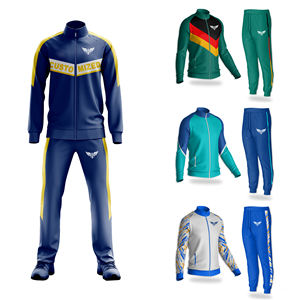 Ensemble de survêtement unisexe personnalisé – Veste de sport zippée et pantalon de jogging, tenue de sport deux pièces personnalisée - Product Image 2