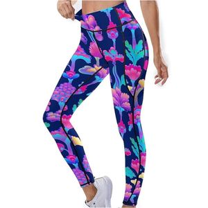 Leggings Deportivos Casuales para Mujer, de Alta Calidad, Spandex/Poliéster, Cintura Alta con Cordón, Transpirables, para Yoga y Fitness, Todas las Tallas - Product Image 5