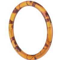 Sac à anneau en résine d'acétate d'acide LUCITE personnalisé poignée en écaille de tortue/rond en forme de O sac à main en acrylique poignée en écaille de tortue pour sac