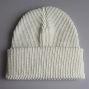 หมวกไหมพรมขน100% ยูนิเซ็กส์สำหรับฤดูใบไม้ร่วงฤดูหนาวหมวกถักไหมพรมนุ่มอุ่นพิมพ์ลายดิจิตอลสำหรับผู้ชายและผู้หญิงที่ชายหาด - Product Image 3