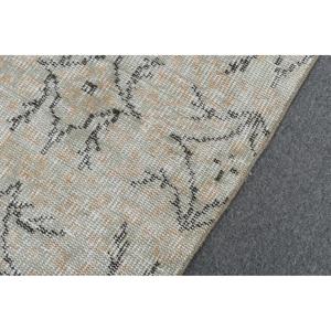 พรมตุรกี, พรมตกแต่งขนาด 3.4x6 ฟุต, พรมขนสัตว์สีขาวดำ - Product Image 5