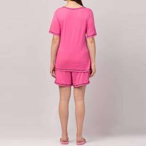 Women Two Piece T Shirt and <b>Short</b> Set High Quality Cheap Price Soft Fabric Made <b>Ladies</b> Women's Sets 2 piece set <b>for</b> women - Product Image 5