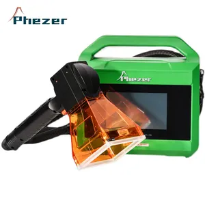 Máquina de marcação a laser de fibra portátil 20w 30w, mini máquina de gravação portátil para metal, cobre