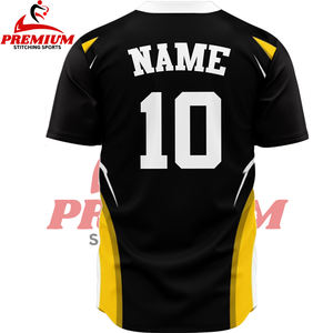Maillot de baseball pour homme sur mesure, nouveau style, chemise en maille de softball avec broderie, vêtements d'équipe imprimés - Product Image 6