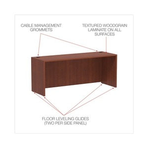 อเลรา วาเลนเซีย ซีรีส์ ALEVA257224MC เคดีนซ่า เชลล์ 70.88 นิ้ว X 23.63 นิ้ว เอ็กซ์ 29.5 นิ้ว เชอร์รี่ขนาดกลาง - Product Image 6