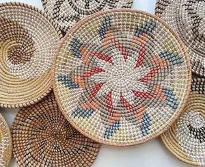 Plaque murale en herbe de mer Eco Choice, décoration murale naturelle et durable - Product Image 4