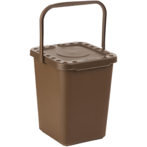 Ecoplast Pattumiera, seau de rangement en plastique pour le recyclage, forme rectangulaire, flexible, couvercle résistant à la déformation, tout usage - Product Image 1