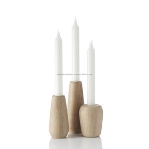 Decorative Natural Wooden Candlesticks Rustic <b>Log</b> Wood Bark Wood Candle Holder <b>for</b> <b>Decoration</b> - Product Image 1