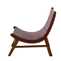 Canapé d'angle modulaire inclinable en bois d'acacia et cuir, design français moderne et luxueux, éponge écologique gonflable