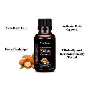 High Quality <b>Moroccan</b> <b>Argan</b> <b>Oil</b> Organic Cold Pressed Pure Essential <b>Oil</b> <b>for</b> <b>Hair</b> Care Massage OEM ODM Supply Bulk Supplier - Product Image 2