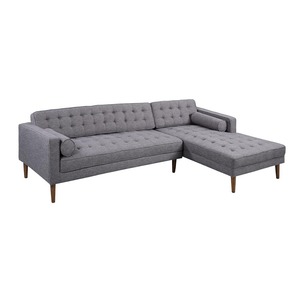 Sofá Esquinero en Forma de L con Tapizado, Modelo SFL68008, de Tres Plazas, Mueble para Salas de Estar y Apartamentos, Relleno de Esponja - Product Image 1