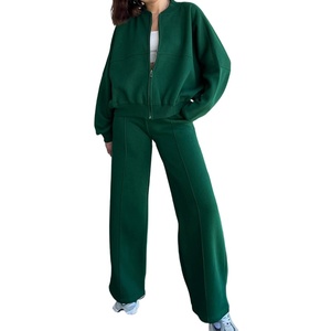 Conjunto de dos piezas para mujer, chándal informal, chaqueta con cremallera y capucha para mujer, conjunto de pantalones de chándal y Sudadera con capucha de alta calidad 2026 - Product Image 4