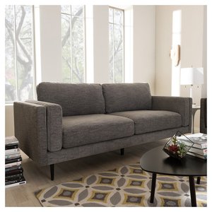 LOVESEATS SFB68019 Chesterfield Style Two-Seater Sofa Bench Upholstered <b>Square</b> Shape Living Room Furniture for Home Use - Product Image 2
