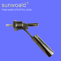 Capteur de niveau de commutateur de flotteur magnétique horizontal de Sunwoald PP pour le réservoir d'eau