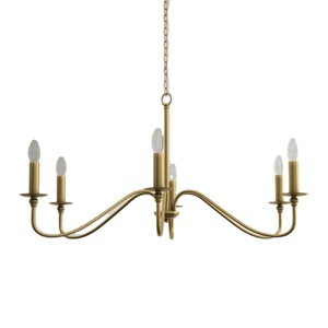 Lámpara de araña de Metal con aspecto Nodern chapado en oro para el hogar, Hotel, Villas, decoración de iluminación, uso, colgante de techo - Product Image 1