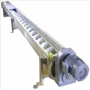 Sistema transportador de tornillo flexible de acero inoxidable, componente de motor central para resorte de carga de polvo, equipo de transporte químico - Product Image 1