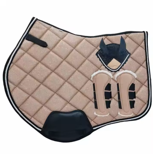Juego de almohadillas duraderas para SILLÍN de caballo, cómodo forro de tela personalizable, suministros de equitación ecuestre de alta calidad - Product Image 2