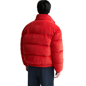 OEM Custom Hooded Collar High Quality Corduroy <b>Padded</b> Puffer <b>Jacket</b> for Men Winter <b>Waterproof</b> 100% Cotton - Product Image 2