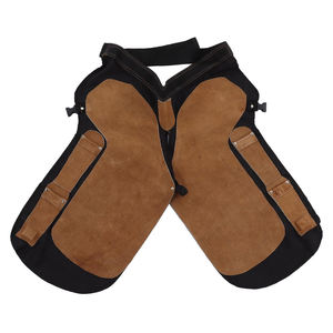 Demi-tablier de maréchal-ferrant professionnel en cuir de vache résistant pour le ferrage de chevaux et le toilettage Instruments vétérinaires équestres - Product Image 5