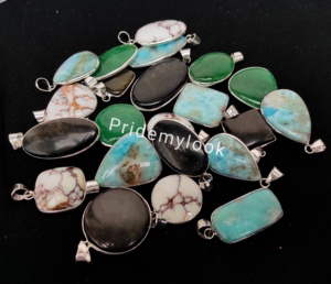 ได้รับความนิยมมากที่สุดที่สง่างามและไม่ซ้ำกันเครื่องประดับทองดีจี้อัญมณีผสมธรรมชาติและสร้อยคอที่มีเสน่ห์สำหรับผู้หญิง - Product Image 2