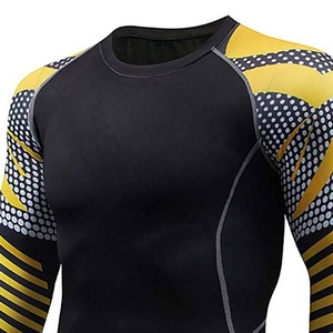 Professional Sports MMA Rashguards Custom Surf Printed Long Sleeve <b>Swimsuit</b> Rashguard OEM Design Compression MMA - Product Image 5
