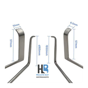 เครื่องมือทางการแพทย์เมโยอดัมส์ WAB-37ที่จับวงแหวนลึก8ซม. ทำจากสเตนเลสด้วยมือเครื่องมือผ่าตัดด้วยตนเอง - Product Image 3