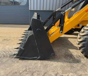รถตัก3DX JCB 4x4รถตักขนาดเล็กด้านหน้ารถตักตีนตะขาบพร้อมเครื่องยนต์สำหรับรถแทรกเตอร์งานลื่นไถล - Product Image 3