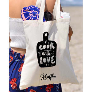 Women's Cook with <b>Love</b> Design Bakery Tote Bags - Product Image 4