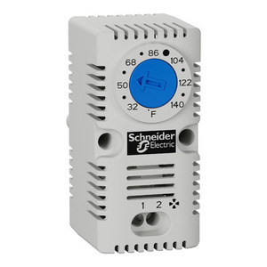 Termostato Semplice Schneider Electric NSYCCOTHOF ClimaSys CC 250V, Interruttori di Controllo Temperatura (TDS) con Intervallo 0-60°C - Product Image 1
