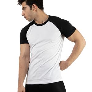 Camisetas Raglán para Hombre, Estilo Urbano, 100% Algodón, Tallas Grandes, Ropa Casual de Verano, de Alta Calidad - Product Image 4