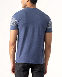 Camiseta Personalizada de Algodón 100% Tejido, Cuello Redondo, Manga Corta, Corte Regular, Negra, para Hombre, Transpirable - Product Image 3