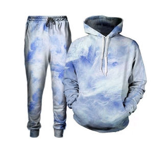 Créez vos propres survêtements en molleton pour l'hiver, sublimation ou lavage à part, logo personnalisé, sweats à capuche et pantalons de survêtement, ensemble jogger unisexe - Product Image 6