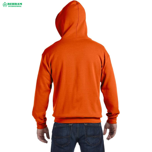 Sudadera con capucha unisex personalizada con logo impreso, manga larga, cremallera, estilo vintage, térmica, de tela francesa, 3D, 100% algodón. - Product Image 2
