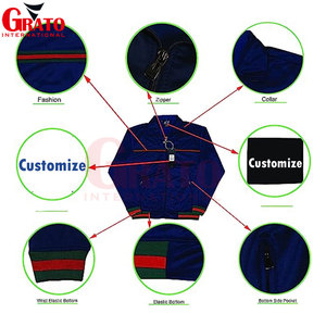 Survêtement personnalisable gris Catonic en nylon, tissé polyester-coton, pour sports actifs en extérieur, course à pied, avec veste cargo et bas de survêtement coupe-vent - Product Image 5