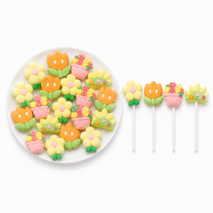 Gomitas de Malvavisco con Forma de Flor al por Mayor, Dulces Halal con Sabor a Frutas, en Caja Personalizada, Estilo Tik <span class=keywords><strong>Tok</strong></span> - Product Image 2