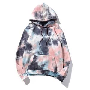 2024 precio al por mayor Tie Dye sudaderas con capucha para hombres ropa ácido lavado Sudadera con capucha algodón polar transpirable pulóver de gran tamaño - Product Image 2