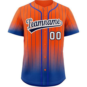 2025 nouveau Design impression personnalisé Vintage séchage rapide respirant hommes Baseball Jersey - Product Image 1