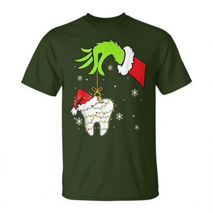 Pigiami Natalizi per Dentisti e Assistenti Dentali, T-Shirt e Felpe Promozionali per Natale - Product Image 2