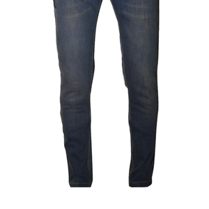 กางเกงยีนส์ของผู้ชายกางเกงยีนส์คลาสสิกล้างระบายอากาศได้ดีกางเกงยีนส์ขายาวออกแบบโลโก้ได้ตามต้องการ - Product Image 3