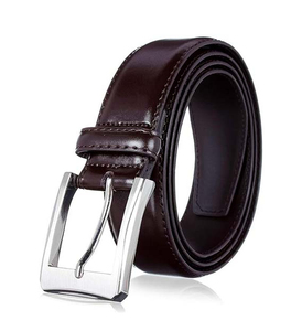 Haute qualité hommes ceinture en cuir fendu classique affaires Occasion formelle nouvelle haute qualité en gros en cuir véritable hommes robe ceinture - Product Image 4