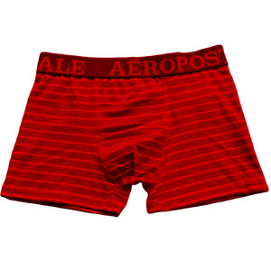 Bóxer holgado de algodón 100%, tejido ligero teñido de varios colores, ropa de calle de mediados de verano para hombres, cómodo sólido - Product Image 1