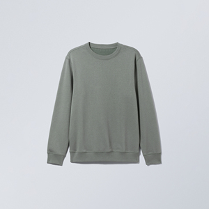 Vente en gros de pulls vintage 100% coton personnalisés pour hommes, pulls, polaire unie, col rond, épaules tombantes, style hiver - Product Image 5