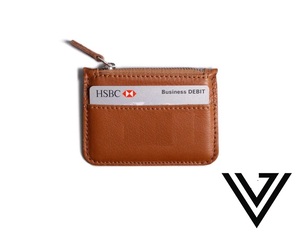 Cartera de lujo Unisex delgada con bloqueo de RFID, cartera duradera de cuero con cremallera con elegante regalo de longitud corta para hombres y mujeres - Product Image 2