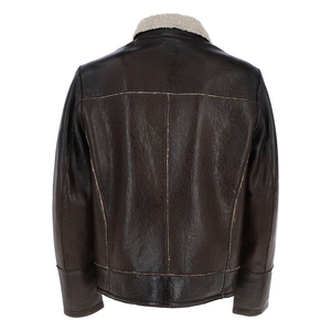 เสื้อแจ็คเก็ตหนังแท้สำหรับผู้ชายแบบพรีเมี่ยม, เสื้อแจ็กเก็ตฤดูหนาวพอดีตัวเนื้อผ้าระบายอากาศได้ดีและแห้งเร็ว - Product Image 6