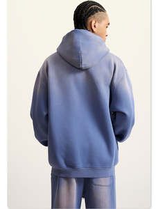 Conjunto de Sudadera y Pantalones Deportivos Estilo Acid Wash OEM 2026, Ligeros, 100% Algodón - Product Image 4