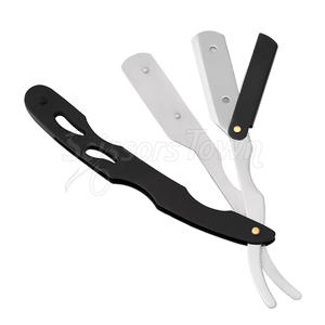 Maquinilla de afeitar profesional para peluquero con logotipo personalizado y hoja afilada de primera calidad para afeitados diarios - Product Image 1